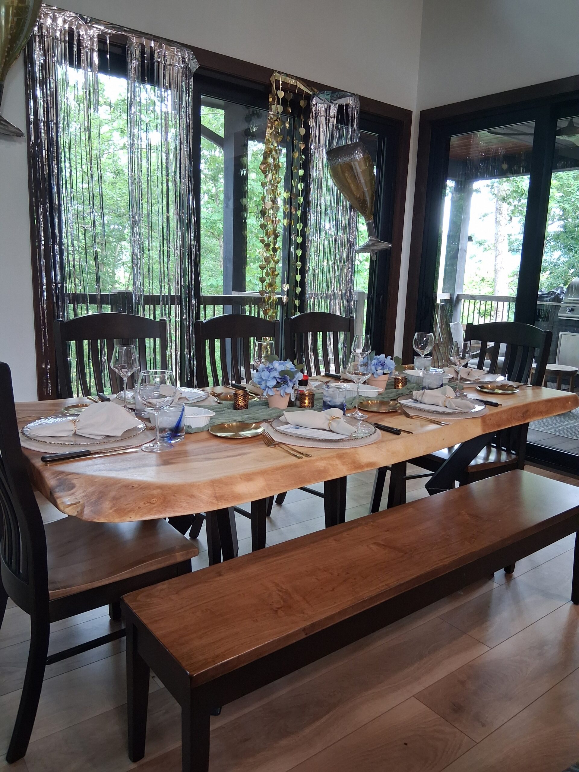 A 40th Birthday Dinner Off Aska Road in Blue Ridge, GA