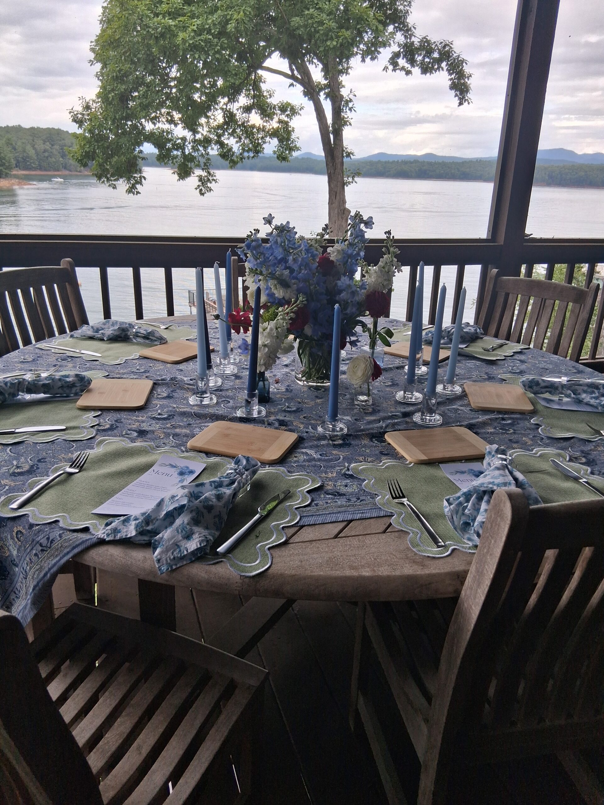 A Lakeside Bachelorette Dinner in Blairsville, GA